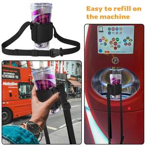 Portavasos Ajustable con Bolsillo y Mosquetón, Portavasos de Neopreno Reutilizable para Bebidas, Ideal para Cruceros Royal Caribbean - Product Image 4