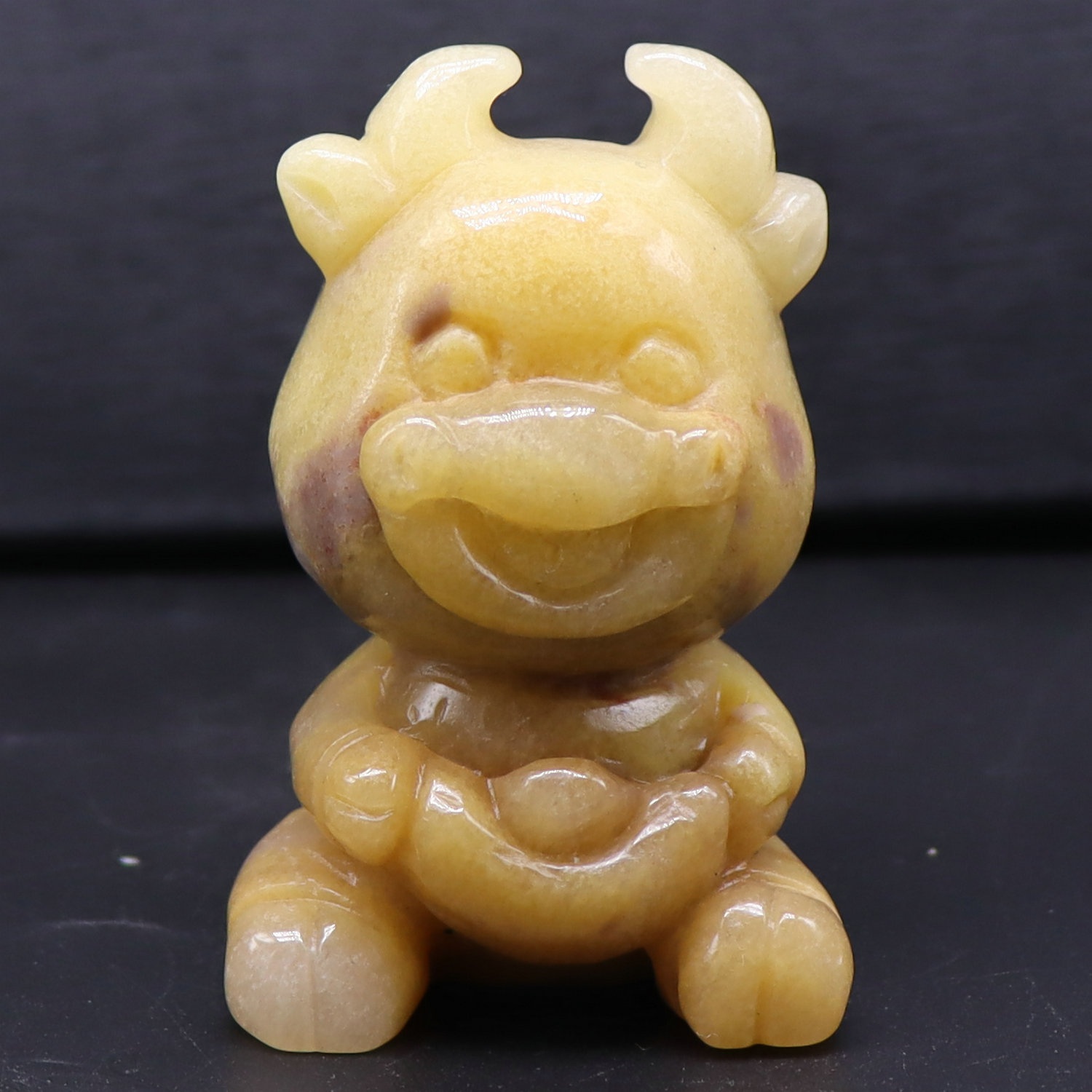 Натуральная яшма Кристалл Ox demon king Кристалл крупного рогатого скота Искусство Декор крупного рогатого скота корова/Ox фигурки Кристалл bullfight