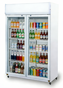 Vitrine Réfrigérée Verticale Commerciale avec Porte Vitrée pour Boissons – Réfrigérateur de Présentation pour <span class=keywords><strong>Magasin</strong></span> - Product Image 2