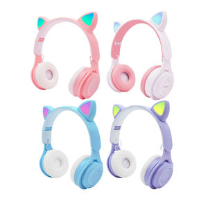 Audífonos LED Baratos al por Mayor, Audífonos Plegables con Orejas de Gato M6 para Mujeres/Niños/Niñas, para Regalos - Product Image 1