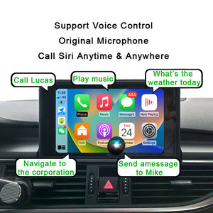 Kits sans fil Apple CarPlay Android Auto pour <span class=keywords><strong>Audi</strong></span> A1 A3 A4 Q3 Q5 2012-2018 RMC <span class=keywords><strong>MMI</strong></span> 3G compatibles avec le volant d'origine - Product Image 3