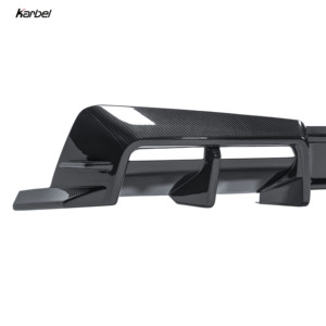 Diffuseur Karbel style KB en fibre de carbone sèche pour pare-chocs arrière <span class=keywords><strong>BMW</strong></span> <span class=keywords><strong>IX</strong></span> <span class=keywords><strong>XDrive40</strong></span> 2021-2023 - Product Image 3