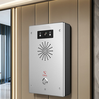 Intercomunicador de video IP bidireccional de alta durabilidad SIP 2,0 Acceso de puerta de un toque Red POE Teléfono VoIP para ascensores de apartamentos