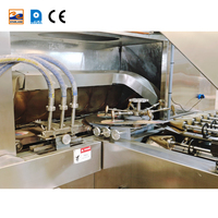 Machine à gaufres à plaque de cuisson 35 entièrement automatique PLC en acier inoxydable état neuf avec service après-vente