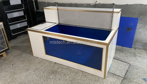 MISTECH Factory-Direct Personnalisé Moderne Écologique Étangs à Poissons Aquariums Extérieur/Intérieur Rocaille Formes Courbées Garantie de 10 Ans - Product Image 5