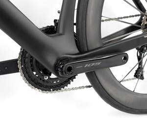 Juego de Ruedas de Carbono R18 de 24 Velocidades 700c Aero Racing Ultralight Fiber para Bicicleta de Carretera R18 (Edición Racing) con Cuadro de Fibra de Carbono - Product Image 6