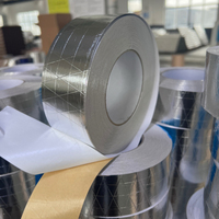 Ruban d'étanchéité auto-adhésif en caoutchouc acrylique renforcé de 50 mm pour toiture métallique, étanche, en feuille d'aluminium, pour réparation de joints