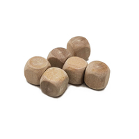 Dés en bois de hêtre personnalisés de 18 mm, gravés au laser, pour jeux de rôle D&D et jeux de table, approvisionnement en gros direct usine