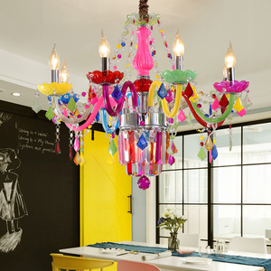 Lampadario Moderno in Cristallo Colorato per Negozi di Abbigliamento, Centri Commerciali, Decorazioni Matrimoniali, Illuminazione <span class=keywords><strong>a</strong></span> <span class=keywords><strong>Sospensione</strong></span> per <span class=keywords><strong>Soggiorno</strong></span> - Product Image 3