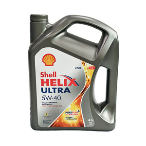 Huile moteur entièrement synthétique <span class=keywords><strong>Shell</strong></span> <span class=keywords><strong>Helix</strong></span> <span class=keywords><strong>Ultra</strong></span> 5W-40 4L pour moteurs essence et diesel haute performance - Product Image 1