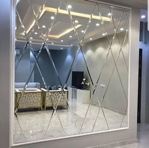 European-Style Glass Mosaic Craft Bathroom 3D Wall Decoration Living Room 4MM Wall Tile Peel Stick Backsplash For Home Hotel