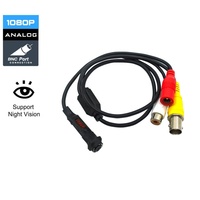 Caméra de sécurité analogique CCTV 1080P 2MP Mini Endoscope IR Vision Nocturne 4-en-1 Micro AHD 1080P 0.01Lux StarLight Faible Luminosité Audio