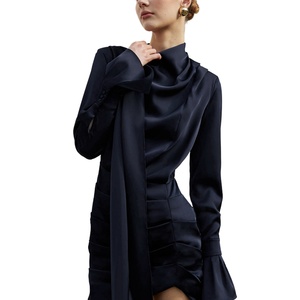 Twt High Street Casual Party Waist Strapless Plain Dyed Women Mini Tube Dress - Product Image 2