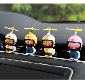 Auto libellula piccola anatra gialla ornamento aromaterapia deodorante per ambienti odore nello styling Auto deodorante per ventilazione Para Auto - Product Image 2