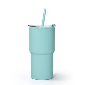 Wholesale 17Oz 500Ml BPA FREE Travel Car Dual-Use Direct <b>Drink</b> Juice Milk Coffee Water Bottle Tumbler Mug Cup With <b>Straw</b> - Product Image 1