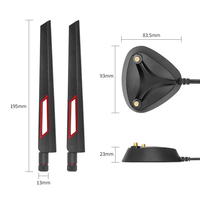 Antenne WiFi double bande 2.4G 5GHz 5.8G RP SMA mâle universelle amplificateur routeur WLAN booster antenne
