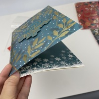 Tarjetas de Felicitación Navideñas Musicales 3D de Lujo con Relieve, Laminación Mate, Módulo Musical Integrado