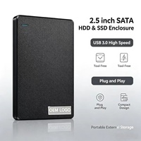 Boîtier portable pour disque dur SSD de 2,5 pouces, 5 Gbps USB Gen 2, 9,5 mm, pour PC industriel, pour les comptables, pour le stockage de photos
