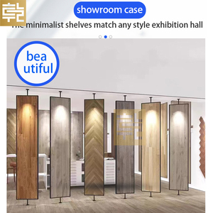 Xoay 600 Kệ Rack hiển thị cho sàn gỗ trượt gốm Granite đứng cho bán lẻ trưng bày gạch showroom hiển thị - Product Image 2