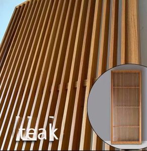 Walnut và gỗ tếch phân vùng mới phong cách Trung Quốc phòng khách lối vào cửa màn hình ngăn chặn lưới tản nhiệt bằng gỗ anh đào gỗ phân vùng - Product Image 3