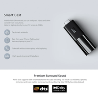Versión Global Mi TV Stick 1GB 8GB Android 9.0 Quad-core 1080P con Audio DTS para 4.2 y Wi-Fi 5GHz