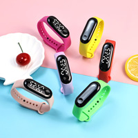 Montre connectée à écran tactile LED pour enfants 2025, bracelet électronique étanche, montre numérique pour femmes, hommes et enfants, montre de sport LED