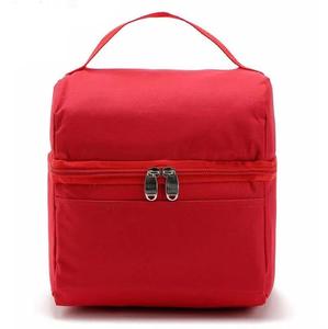 Bolsa de hielo Oxford sencilla multicolor personalizable, bolso de almacenamiento de comida y almuerzo, aislamiento moderno de mantenimiento fresco con logotipo imprimible - Product Image 6