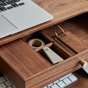 Solid Wood Office Desktop <b>Storage</b> <b>Box</b> Rectangle <b>Drawer</b> Organizer For General Packaging YC-612652 - Product Image 3