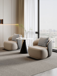 Set di Divano <span class=keywords><strong>e</strong></span> Poltrone Singole per Lounge d'Hotel, Design Minimalista Moderno, Lusso Leggero, Arredamento Commerciale Personalizzabile - Product Image 3