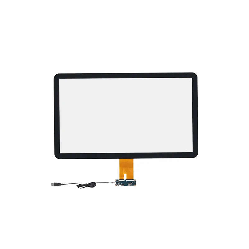 High sensitivity PCAP Touch 27 inch usb capacitive touchscreen panel EETI ILITEK touch controller