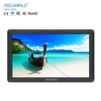 Moniteur de terrain FEELWORLD FW568 V3 6 pouces 3D LUT pour appareil photo reflex numérique, IPS Full HD 1920x1080 avec entrée/sortie, bras inclinable, sortie d'alimentation et son stéréo