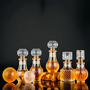Botella de Licor de Vidrio Transparente de 50 ml al por Mayor, Mini Botella de Vodka, Whisky, Tequila, Brandy, Ron, Contenedor de Bebidas Espirituosas con Tapa de Rosca <span class=keywords><strong>y</strong></span> <span class=keywords><strong>Corcho</strong></span> - Product Image 2
