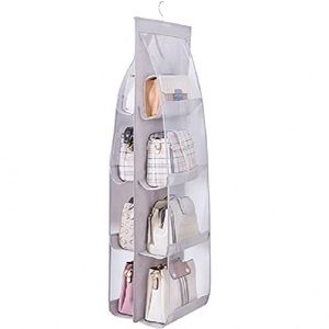 Sac de rangement suspendu multifonctionnel de qualité supérieure, anti-poussière et durable, avec 8 poches en PVC - Product Image 1