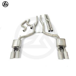 Escape CSZ para Maserati Quattroporte Ghibli Levante <span class=keywords><strong>SQ4</strong></span> 3,0 T SS304 silenciador escape con válvula Sport catback - Product Image 5