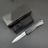 Premium M390 acier alliage d'aluminium poignée couteau de poche extérieur Microt couteau de chasse pour l'urgence sur le terrain
