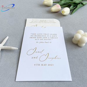 Enveloppes pliables pour invitations de mariage, cartes d'<span class=keywords><strong>anniversaire</strong></span>, boîte d'<span class=keywords><strong>invitation</strong></span> - Product Image 2