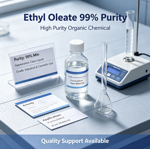 Oleato de Etilo 99% de Pureza, Grado Industrial Químico Orgánico para Aplicaciones Cosméticas e Industriales como Materia Prima - Product Image 4