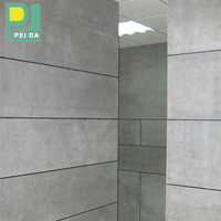 Le plafond lisse de panneau de ciment de fibre de résistance au feu couvre de tuiles le mur avec le prix bon marché