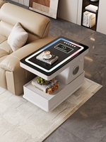 Table d'appoint intelligente avec chargeur sans fil et haut-parleur Bluetooth pour salon CJ12, directement de l'usine #
