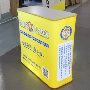 Custom Printed Portable Pop-Up Counter <b>Table</b> Easy Set-Up for Indoor & Outdoor Advertising Promotion Counter <b>Desk</b> - Product Image 3