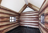 2024 tente d'hiver gonflable prix usine Portable maison de bar gonflable tente d'événement de camping gonflable maison en bois de haute qualité