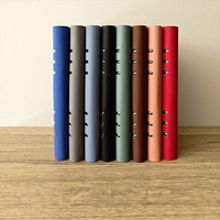 Carnet A5 à feuilles mobiles avec logo personnalisé, couverture en PU à 6 trous, agenda de réunion d'affaires avec papier intérieur remplaçable, 96 pages, papier Dolin 80g