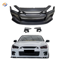Kit carrosserie LB V1 pour Infiniti Q50/Q50S/Q50L, pare-chocs avant et spoiler style GTR, état neuf