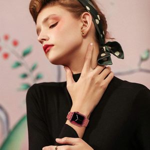 Bandas elásticas de nailon compatibles con <span class=keywords><strong>Apple</strong></span> <span class=keywords><strong>Watch</strong></span> para hombres y mujeres, correa elástica deportiva ajustable para IWatch Series7/<span class=keywords><strong>6</strong></span>/5/4/3/2/1/SE - Product Image 4