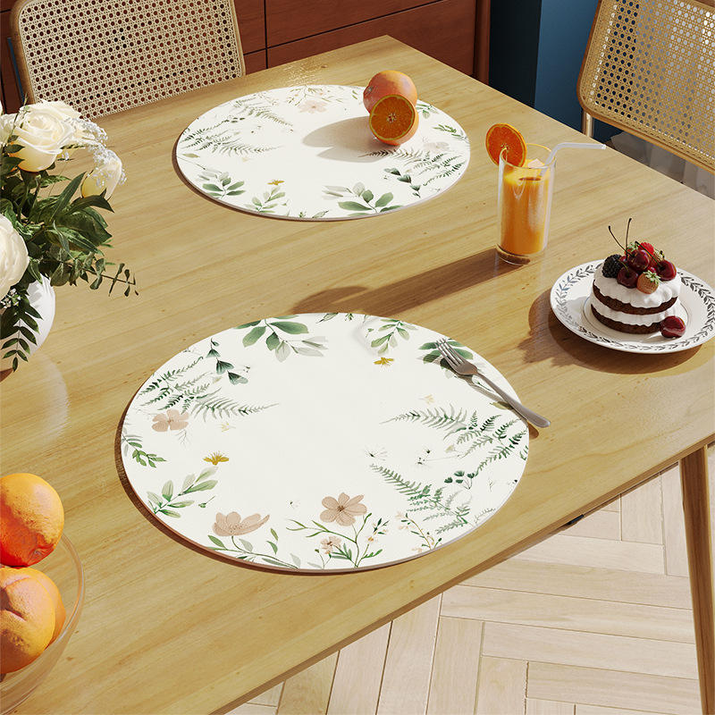 Cuir double face - Angelica rond