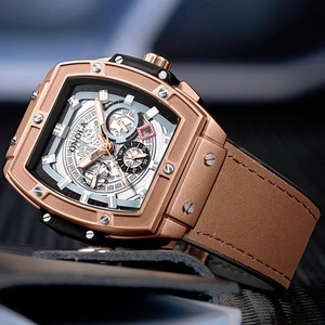 Montre Onola pour Hommes, Vente en Gros Chinoise, Boîtier Carré, Montres de Sport de Luxe, Montre-Bracelet pour Hommes - Product Image 5