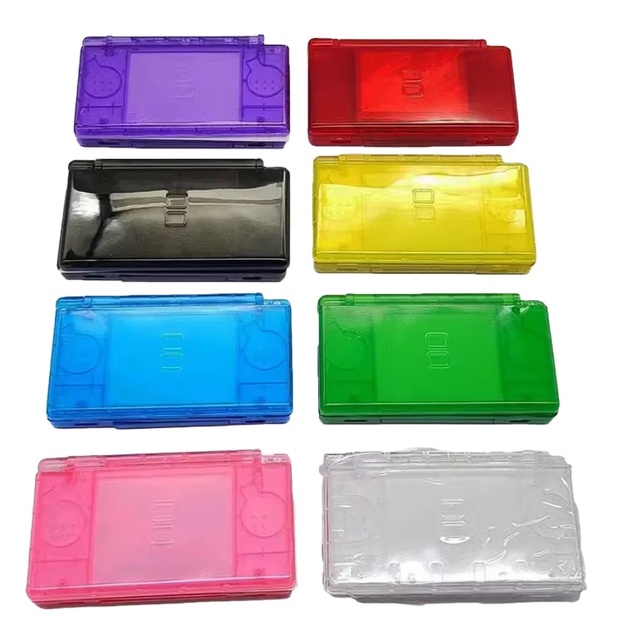 Clear Housing Shell Cover Case Full Set Replacement for Nintendo DS Lite for NDSL Game Console Case Cover