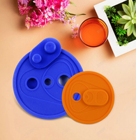 JM Couvercles en silicone de remplacement de 2,75 pouces/70 mm pour gobelets en verre de 16 oz et 20 oz avec couvercles en bambou et pailles
