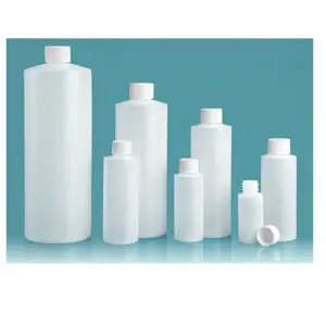 HDPE 250ml 450ml 650ml 1000 ml empty packaging square plastic bottles for shampoo juice lotion with spray nozzle pump