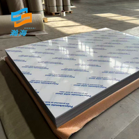 Plaque de polycarbonate rigide transparente double face anti-UV de 1 mm à 20 mm d'épaisseur, incassable, protégée des UV des deux côtés, écologique, pour toiture